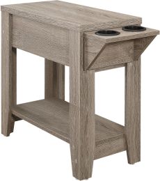 Vievis Accent Table (Dark Taupe) 