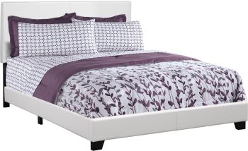 Lindet Bed (Queen - White) 