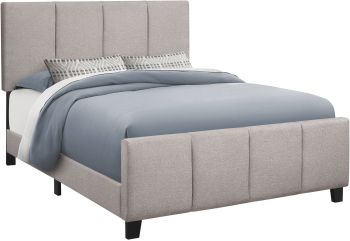 Ockwood Bed (Queen - Grey Linen) 
