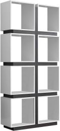 Jonslund Bookcase (White, Grey) 