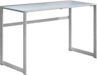Merestri Computer Desk (Silver) 