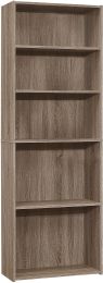 Evelyn Bookcase (Dark Taupe) 