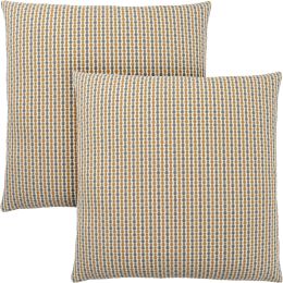 Gine Pillow (Set of 2 - Gold Abstract) 