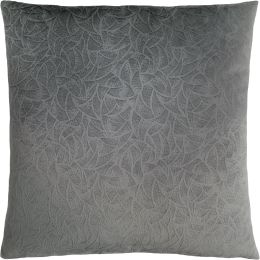 Talo Pillow (Dark Grey Floral Velvet) 