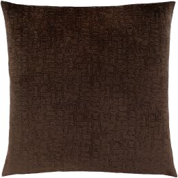 Talo Pillow (Dark Brown Mosaic Velvet) 