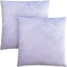 Oraver Pillow (Set of 2 - Light Purple Feathered Velvet) 