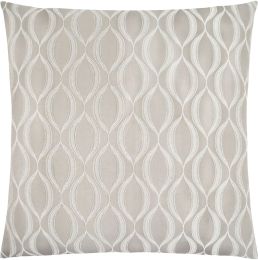 Jedale Pillow (Taupe Wave Pattern) 