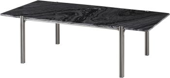 Sussur Coffee Table (Black with Graphite Base) 