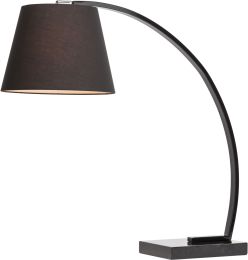 Evan Table Lamp (Black with Black Body) 