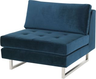 Janis Sofa Extension (Single 34.3 Wide - Midnight Blue) 
