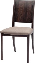 Eska Dining Chair (Brown with Seared Frame) 