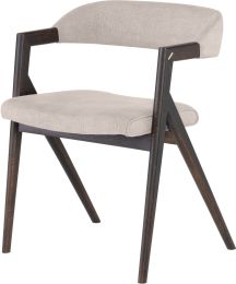 Anita Dining Chair (Beige with Seared Frame) 
