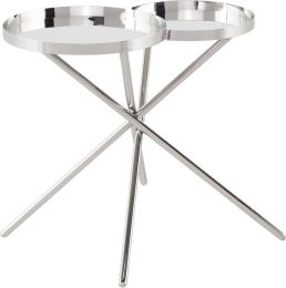Olivia Table d'Appoint (Argent) 