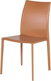 Sienna Dining Chair (Ochre Leather) 