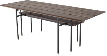Stacking Drop Leaf Dining Table (Smoked Oak) 