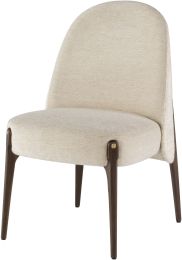 Ames Dining Chair (Gema Pearl with Smoked Frame) 