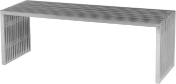 Amici Occasional Bench (Silver) 