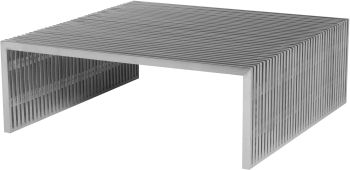 Amici Coffee Table (Square - Silver) 