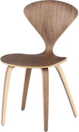 Satine Dining Chair (Walnut with Walnut Frame) 