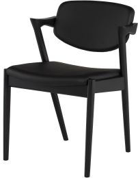 Kalli Dining Chair (Black with Onyx Frame) 