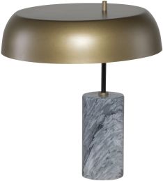 Maddox Table Lamp (Brass with Black Base) 
