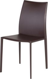 Sienna Dining Chair (Tone-On-Tone Stitch - Brown Leather) 