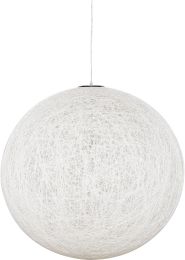 String 36 Pendant Light (White with Silver Fixture) 