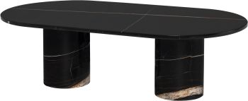 Ande Coffee Table (Noir Marble & Noir Marble Legs) 