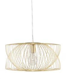 Helia Pendant Light (Gold with Gold Fixture) 