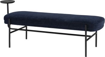Inna Occasional Bench (Twilight with Black Legs) 