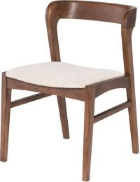 Bjorn Dining Chair (Shell Boucle - Ebonized Ash Frame) 