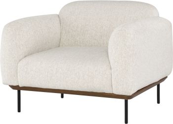 Benson Single Seat Sofa (Shell with Black Legs) 