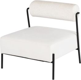 Marni Occasional Chair (Buttermilk with Oyster Velour Seat) 