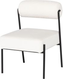 Marni Dining Chair (Buttermilk with Oyster Velour Seat) 