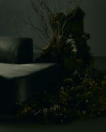 Isla Triple Seat Sofa (Sage Microsuede Polyester & Black Rubber Legs) 