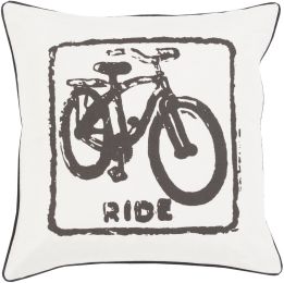 Ride Pillow (Black, Light Gray) 