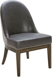 Liana Dining Chair (Ash Grey & Silver Linen) 