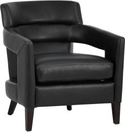 Bloor Lounge Chair (Coal Black) 