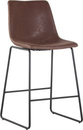 Cal Counter Stool (Set of 2 - Antique Brown) 