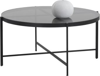 Willem Coffee Table (Large - Smoked Glass) 