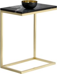 Amell Table d'Appoint (Noir) 