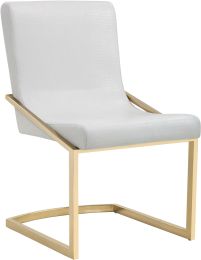 Marcelle Dining Chair (White Croc) 
