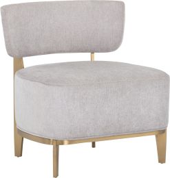 Melville Lounge Chair (Polo Club Stone) 