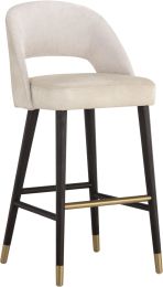 Monae Barstool (Bravo Cream & Polo Club Muslin) 
