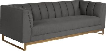 Parker Sofa (Zenith Graphite Grey) 