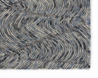 Corfu Hand-Tufted Rug (Blue & Charcoal - 5 X 8) 