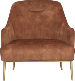 Cameron Lounge Chair (Nono Rust) 