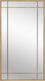 Pasadena Floor Mirror (Brass) 