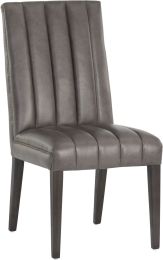 Heath Dining Chair (Set of 2 - Marseille Concrete Leather) 