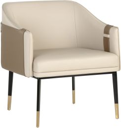 Carter Lounge Chair (Napa Beige & Napa Tan) 